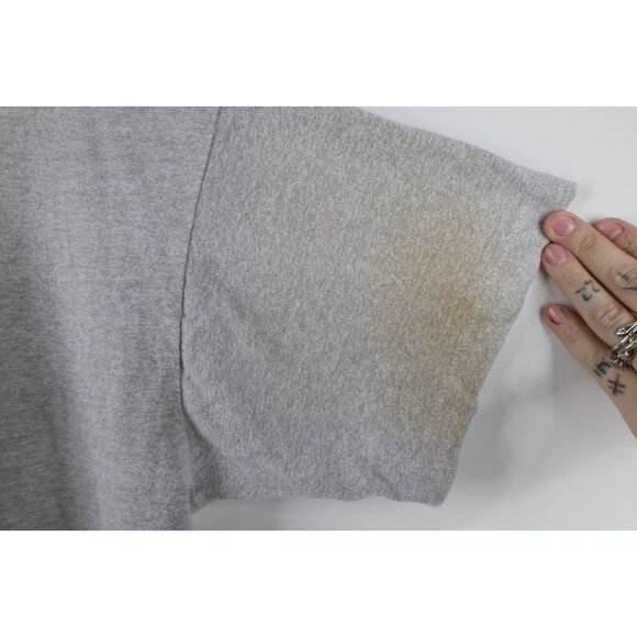 Vintage 80s Mens Large Distressed Comic Meet You In The Maine Woods T-Shirt USA - Picture 7 of 12